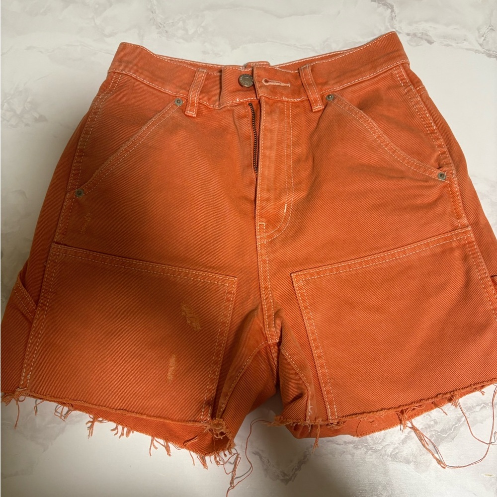 BDG High Waist Orange Women Shorts